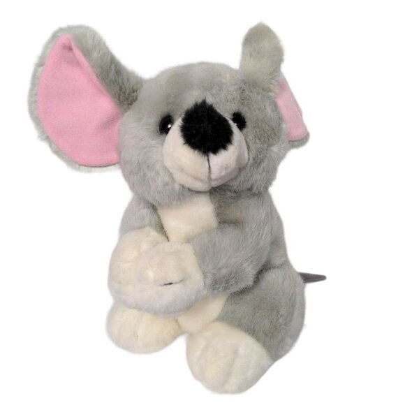 Gray Mouse Rodent Big Ears Plush Stuffed Animal 12.25" - Picture 1 of 7